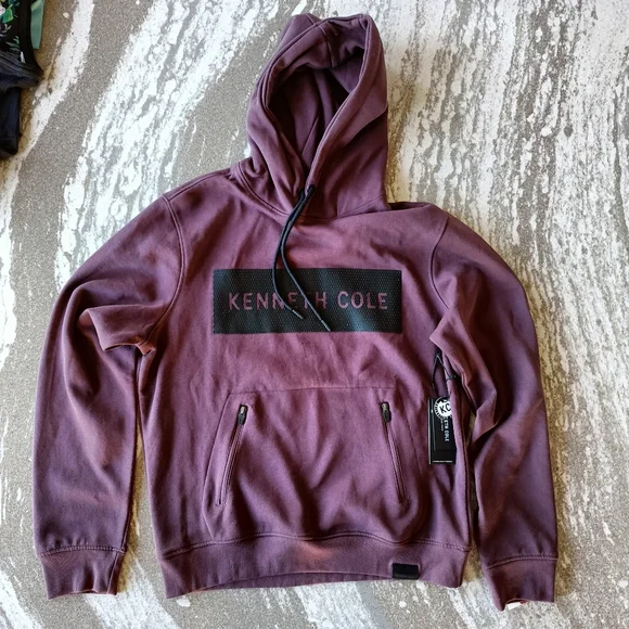 Kenneth Cole Men's The Mobility Fleece Hoodie New Size Medium - Picture 2 of 2